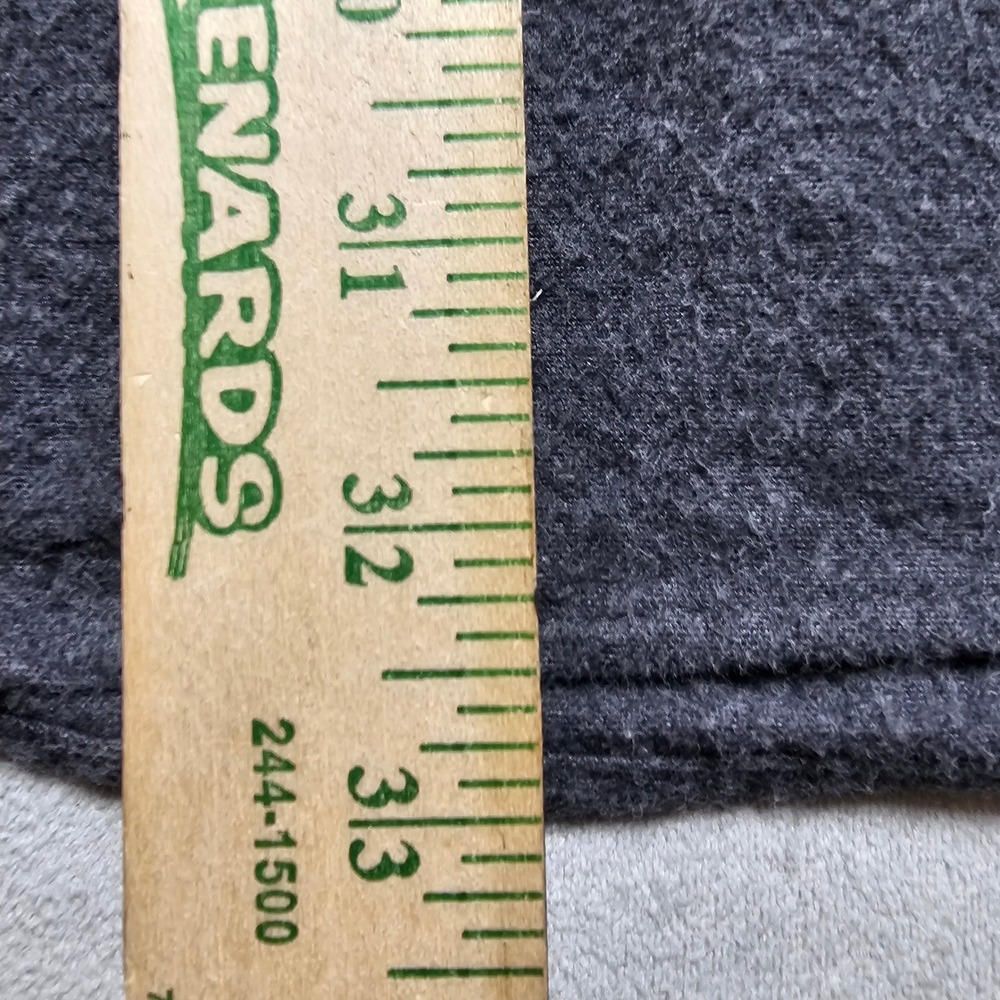 LL Bean Mens L-Tall Slightly Fitted Flannel Shirt Charcoal Gray‎ Heather - Picture 15 of 16
